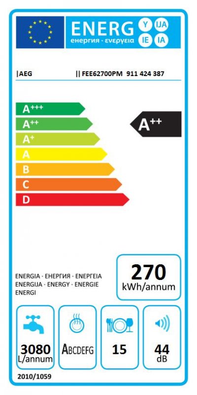 Vestavná myčka nádobí AEG FEE62700PM  + 10 let ZÁRUKA na invertorový motor  | TestShop.cz